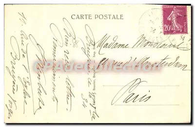 Bruyères — Vista Geral — Edição J. Bouvier, Bruyères — Verso