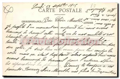 Vallée de Celles (Vosges) — Um Canto da Ménelle — C. Thomas, editor, Celles-sur-Plaine — Verso