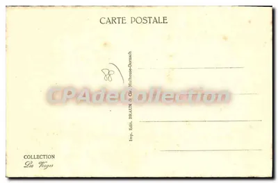 St-Maurice-sur-Moselle — Dom leśny w Plain du Canon — wydawca BRAUN & Cie, Mulhouse-Dornach — Rewers