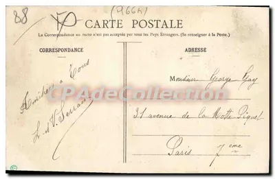Mattaincourt (Vosges) — Il Pensionato — Imp. Ad. Welck, Saint-Dié, N° 616 — Verso
