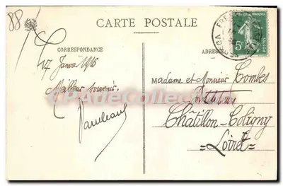 Le Thillot (Vosges) — Vista geral — Fábrica e Cités Dreyer — editor Thillot, N° 10838 — Verso