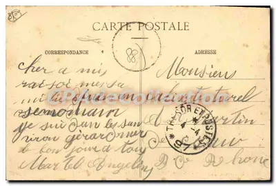 Kichompré — Widok na kaplicę i jezioro — Foto Homeyer i Ehret, Epinal, nr 68 — Rewers