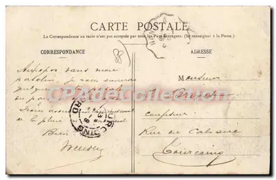 Meurthe między Raon a La Neuville — Raon-l'Étape (Vosges) — Wyd. Ad. Weilek - Saint-Dié (Nr 5925 - Klasa M.) — Rewers