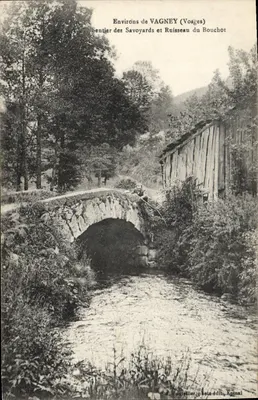 Environs de VAGNEY (Vosges) — Sentier des Savoyards et Ruisseau du Bouchot — A. Bouvillier, photo-édit., Epinal