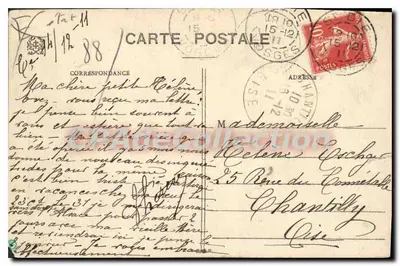 Nompatelize (Vosges) — Monument komemoracyjny z bitwy z 6 października 1870 — Ad. Welch - Saint-Dié - N° 3746 — Rewers