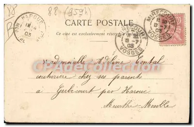 MATTAINCOURT — KAPŁAN — Wyd. Ad. Weick - Saint-Dié (Zarejestrowane) Nr 3340 — Rewers