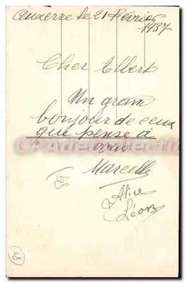 Auxerre — La Passerelle — CL. G. Harry Ed., Auxerre — Rewers