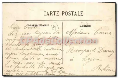 Auxerre — Praça das Fontes — LL. n°59 — Verso