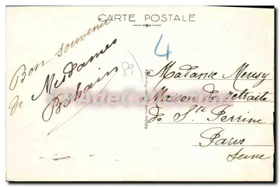 Saint-Florentin (Yonne) — Cascate dell'Armance — Edizione Hélène — Verso