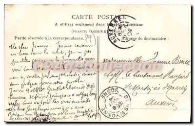 SENS - Vista geral (P. Heuré) — Coleção J. D., em Sens — Verso