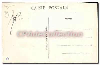 Pierre-Perthuis — Die beiden Brücken — Lib. Pap. Ravier, Verlag Avallon — Rückseite