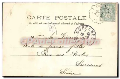 Arcy-sur-Cure — A Vale da Cure — Desvignes fot.-edit., Clamecy — Verso