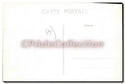 Coulange-sur-Yonne — Um canto dos antigos Muros — E. Goulet, livreiro-editor, Llamech — Verso