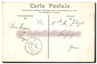 Arcy-sur-Cure — Os dois Pontes — DR Pica — Verso