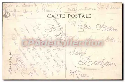 Ancy-le-Franc — Avenida do Castelo — Richebourg-Gérard édit. 28 — Verso