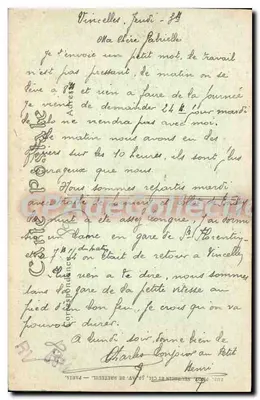 Ricordo dell'Yonne — Cartolina illustrata con vigneti e viste di Sens, Joigny, Avallon, Auxerre e Béarnette — editore non visibile — Verso