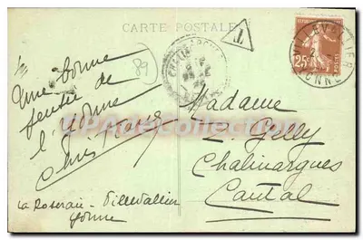 Villecien - Zamek Fey — Guide Pittoresque w departamencie Yonne, autorstwa Gustave Coiteau i Victor Petit, 1853 — Rewers
