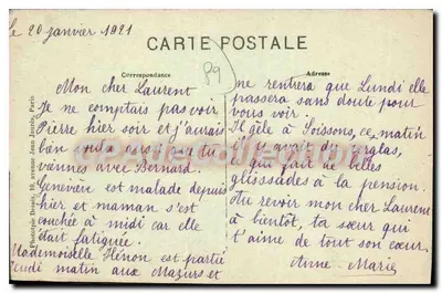 Appoigny — As Gorges — Edit. Levy, Auxerre — Verso