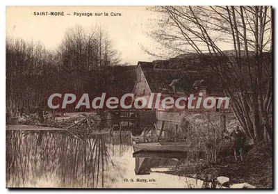 Saint-Moré — Paisagem sobre a Cure — Cl. G. Harry, editor