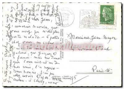 Widok z Vézelay — widok z okna — Gaby — Rewers