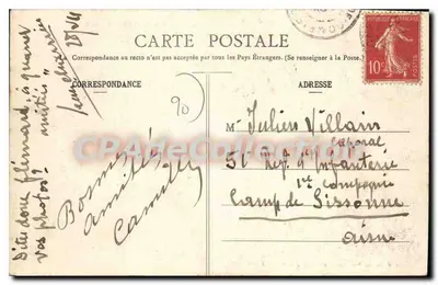 Castelo de Offémont — A Fachada — CPAdeCollection n°157 — Verso