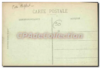 Delle (Fronteira França-Suíça) — Rua de Belfort — editor Mayer, 49, Faub. de France, Belfort, n° 1370 — Verso