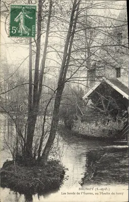 Brunoy (S.-et-O.) — As margens do Yerres, no Moulin de Jarcy — E. Raya