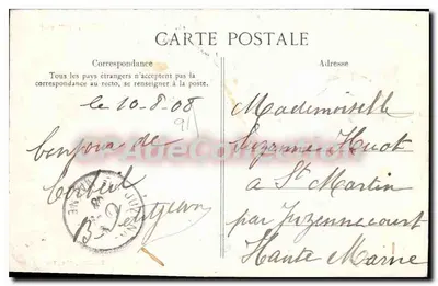 Corbeil, widok z lotu (5. widok) — Mardelet, wyd. Corbeil — Rewers