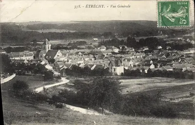 Étréchy - Vista Geral — Editor E. Daigneau, n° 378