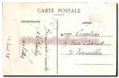 Étréchy - Vista Geral — Editor E. Daigneau, n° 378 — Verso