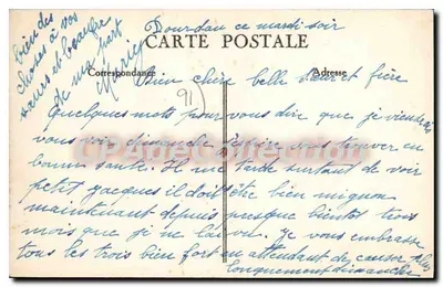 Dourdan — Beeld van J. F. Regnard — Edit. C. Sevin, Dourdan — Achterkant