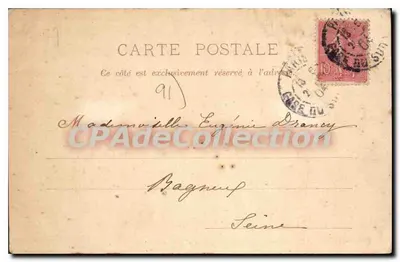 Étampes — Place Notre-Dame — Fontaine Hugo — P. Marmuso, Parigi, n°14 — Reverso