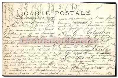 Palaiseau (S.-et-O.) — Brzegi rzeki Yvette — E.M. n°2524 — Rewers