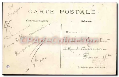 Palaiseau (S.-et-O.) — Margens do Yvette — E. Maleuit, fot. edit. Paris, n° 2511 — Verso