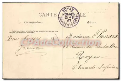 Floresta de Sénart (S.-et-O.) — Rond-Point de la Pyramide — Boret, editor Ivry — Verso