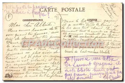 Castelo de Soulins — Brunoy — Editor desconhecido, n° 324 — Verso
