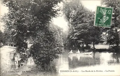 YERRES (S.-&-O.) — Os Margens do Rio — A Pradaria — L. Combès, Ed. L’R. Paris
