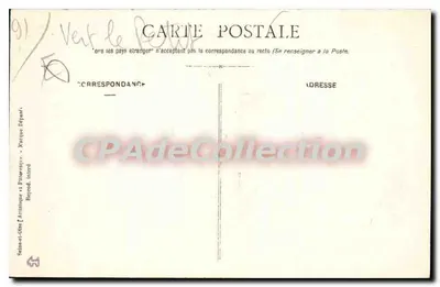 Poudrerie Militaire Nacional do Bouchet (S.-et-O.) — Os Etangs vistos da Estrada de Ballancourt (Local pitoresco) — Coleção Paul Allorge, Série C 25 — Verso