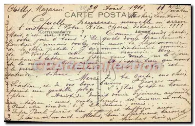 Longjumeau (S.-&-O.) — Monumento de Adolphe Adam — Paul Allorge, Montilhary, Série C I 10 — Verso