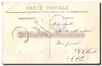 Villeconin (S.-et-O.) — A Avenida do Castelo — L. des G. — Verso