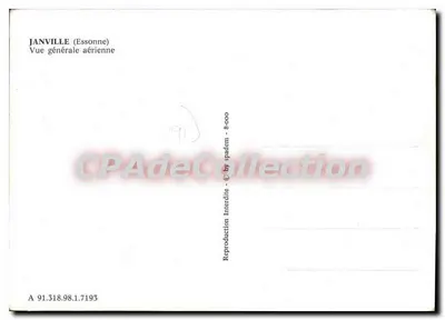 Janville (Essonne) — Vista geral aérea — CPAPHIL — Verso