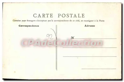 Asnières - Barry, reddingshond — herdenkingsbeeld — B. F. PARIS, n° 28 — Achterkant