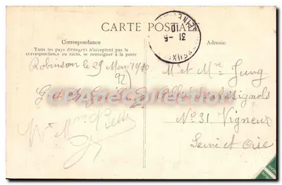Robinson — A Verdadeira Árvore — P. Javelle, fot., Robinson — Verso