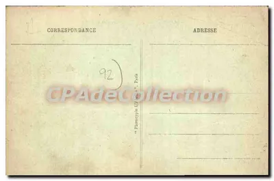 Saint-Cloud - La Caserne et la Seine — Phototypie D'Adelie, Paris, n° 50 — Verso