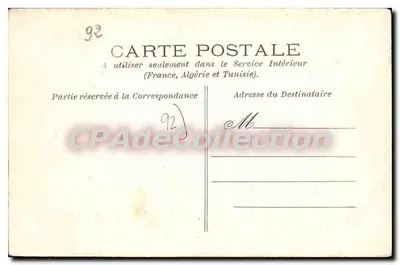 Stacja kolejowa Saint-Cloud-Montretout — widok stacji z mostu — G. Baudinière, Rueil, n°10 — Rewers