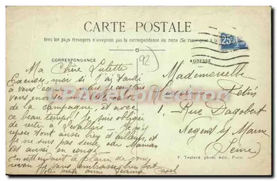 Levallois-Perret — Piazza della Repubblica — E.M. — Verso