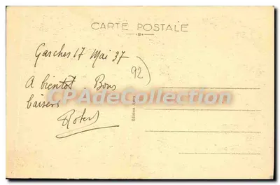 Garches (S.-et-O.) — Lago de Villeneuve — Édition Aury — Verso