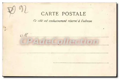 VILLE-D'AVRAY — « Les Jardies » Maison de Gambette — Verso