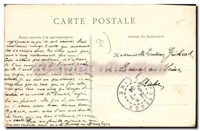Puteaux — Un angolo dei bordi della Senna — G. Février, edit., 26, bd Richard-Wallace a Puteaux — Verso