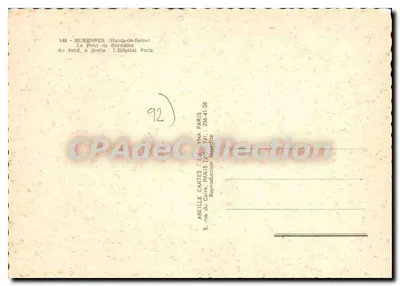 Suresnes (Hauts-de-Seine) — Most Suresnes — Wydawca Lyna, nr 148 — Rewers